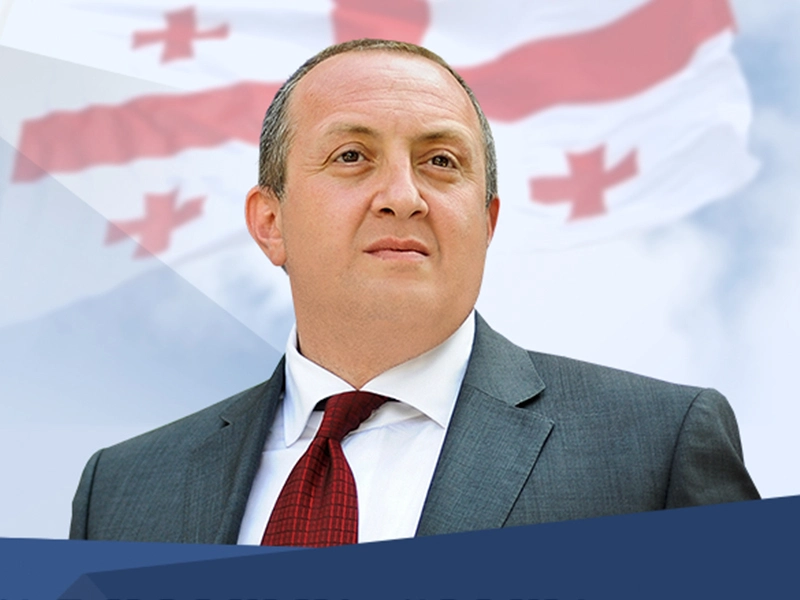 გიორგი მარგველაშვილი უკრაინის პრეზიდენტს პეტრო პოროშენკოს უკრაინის დამოუკიდებლობის დღეს ულოცავს