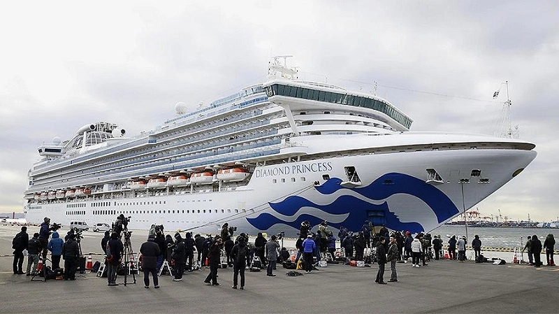 ლაინერ Diamond Princess-ზე კორონავირუსით დაავადებულთა რაოდენობა 218-მდე გაიზარდა