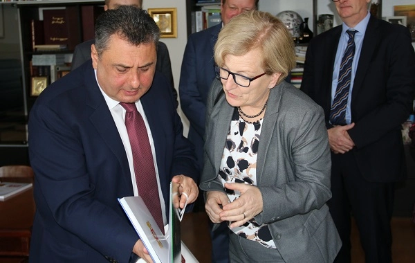 ტექნიკური უნივერსიტეტის რექტორი ვილდაუს უნივერსიტეტის პრეზიდენტს შეხვდა
